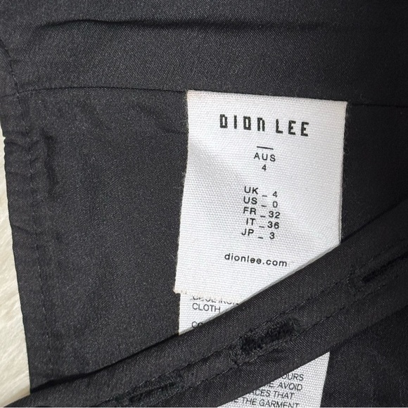 NWT Dion Lee Double Arch Bustier Top in Black - Size 0 - Picture 7 of 9